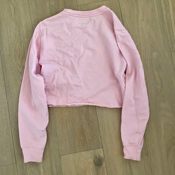Sassyspud Vegan Crop Sweatshirt (XS/S, Pink) - Picture 3 of 4